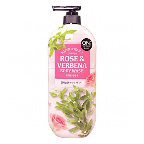 Гель для душа On The Body Super Botanic Rose&Verbena Body Wash, 900 мл