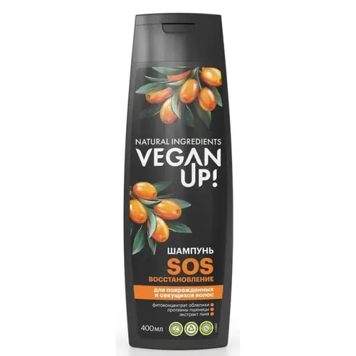 Шампунь SOS-восстановление Vegan UP!, 400 мл