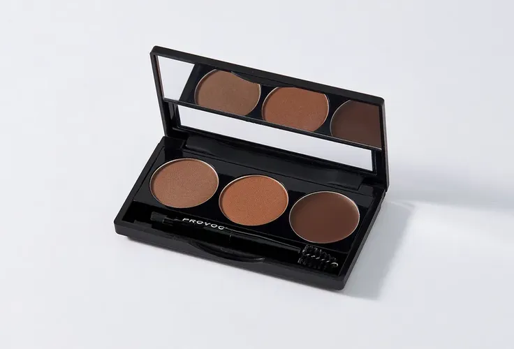 Набор теней для бровей Provoc Eyebrowns Brow Palette, №-03-True brown