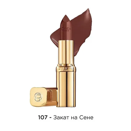 Увлажняющая помада L'Oreal Paris Color Riche, №-107-Закат на Сене