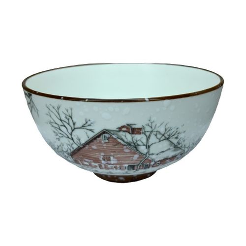 Керамическая пиалушка "Зима" № 5  bowl