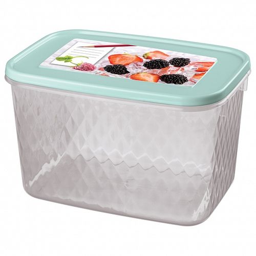 Контейнер для замораживания и хранения продуктов с декором Кристалл 4311301, 1.7 л
