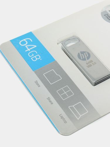 Флеш-накопитель USB HP, 64 GB, Черный, в Узбекистане