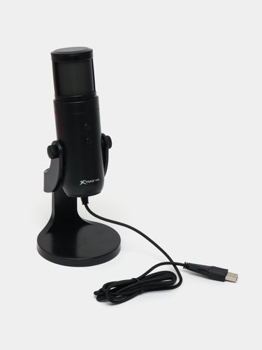 Микрофон для подкастов стриминга XTRIKE ME XMC-03, Черный, купить недорого