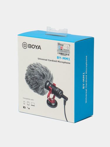 Микрофон Boya BY-MM1, Черный, купить недорого
