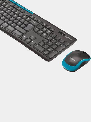 Беспроводная клавиатура и мышь Logitech Wireless Combo MK275, Черный