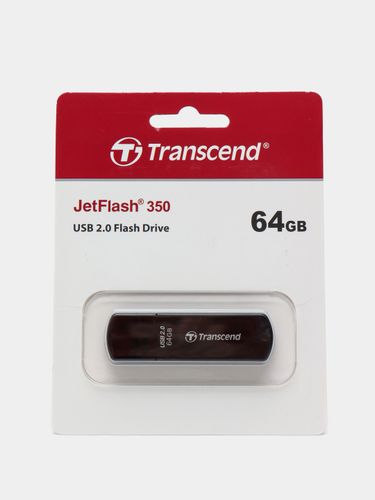Флешка память Transcend USB Flash, 64 GB, Черный