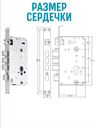 Умный замок домашней противоугонной двери с отпечатком пальца K1-pro, Черный, фото № 4