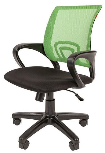 Офисное кресло на роликах Chairman 696, Зелено-черный