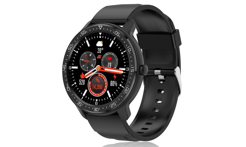 Смарт-часы 2E Alpha X, 46 мм, Серебристо-черный
