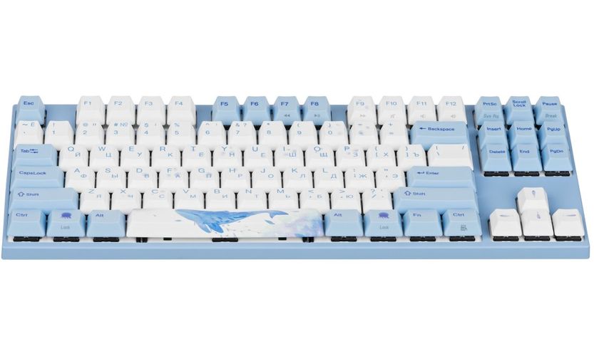 Клавиатура Varmilo VEM87 Sea Melody V2 Ivy, Разноцветный, купить недорого