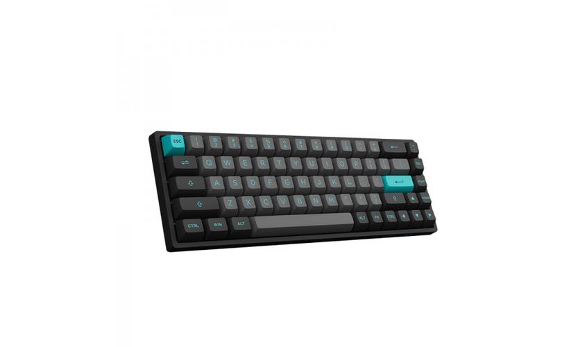 Клавиатура Akko 3068B Plus Black&Cyan CS Jelly Black RGB