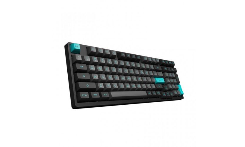Клавиатура Akko 3098B Black&Cyan CS Jelly White RGB, купить недорого