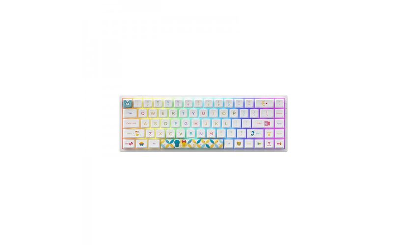 Клавиатура Akko 3098B Doraemon Rainbow CS Jelly Pink RGB