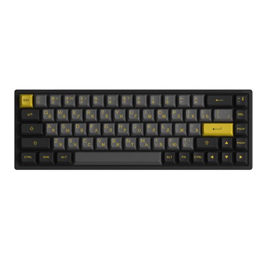 Клавиатура Akko 3068B Plus Black&Gold CS Jelly Black RGB