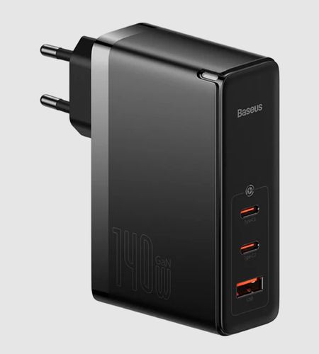 Зарядное устройство Baseus GaN 5 Pro Fast Charger 140W, Черный