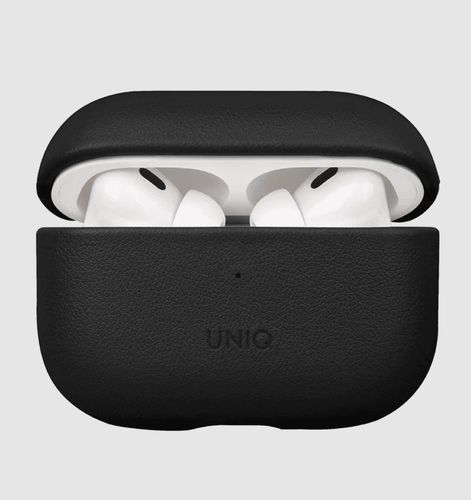 Чехол Uniq Terra Leather Case For AirPods Pro 2, Черный