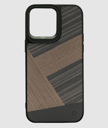 G'ilof Kajsa Outdoor Collection Tangram For iPhone 15 Pro, qora-jigarrang