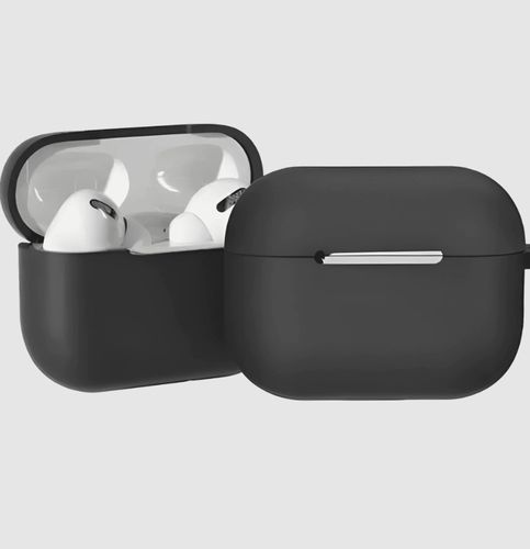 Чехол Green Lion Silicone Case Berlin Series For AirPods Pro 2, Черный