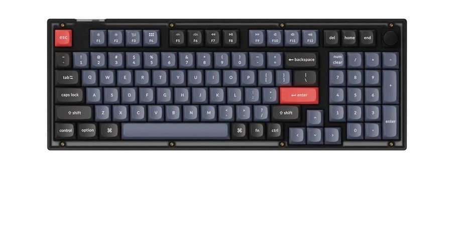 Клавиатура Keychron V5 QMK K PRO Red Knob