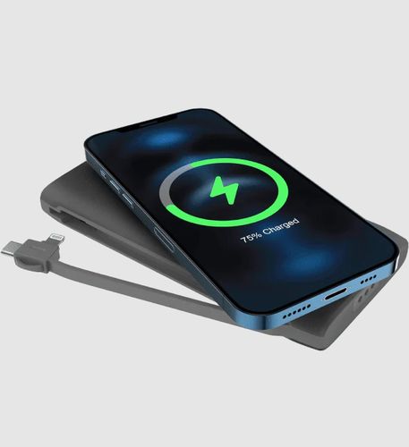 Внешний аккумулятор Powerology 4 в 1 Station, 10000mAh, Серый