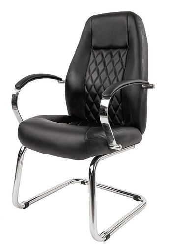Офисное кресло на металлических опорах Chairman 950, Черный