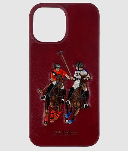 Чехол Santa Barbara Polo & Racquet Club Jockey Series для iPhone 13 Pro Max, Красный