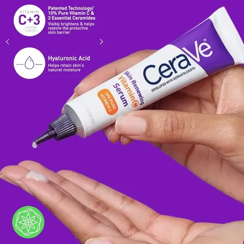 Сыворотка для лица CeraVe Skin Renewing Vitamin C Serum, 30 мл, купить недорого