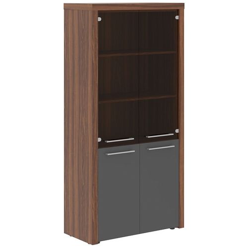 Офисные деревянные шкафы ZHC 85.2, Коричневый