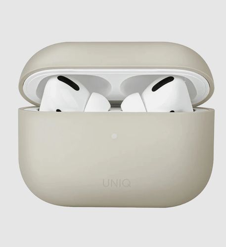 Чехол Uniq Lino Sillicone Case для AirPods Pro 2, Бежевый