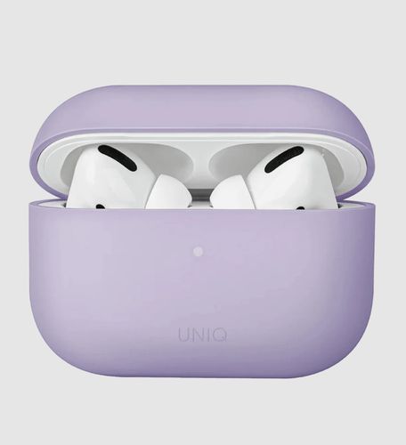 Чехол Uniq Lino Sillicone Case для AirPods Pro 2, Лавандовый