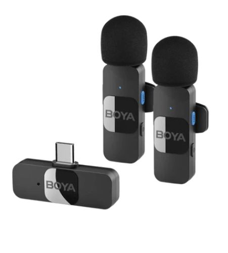 Микрофон Boya BY-V2 Ultracompact 2.4GHz Wireless Microphone System, Черный