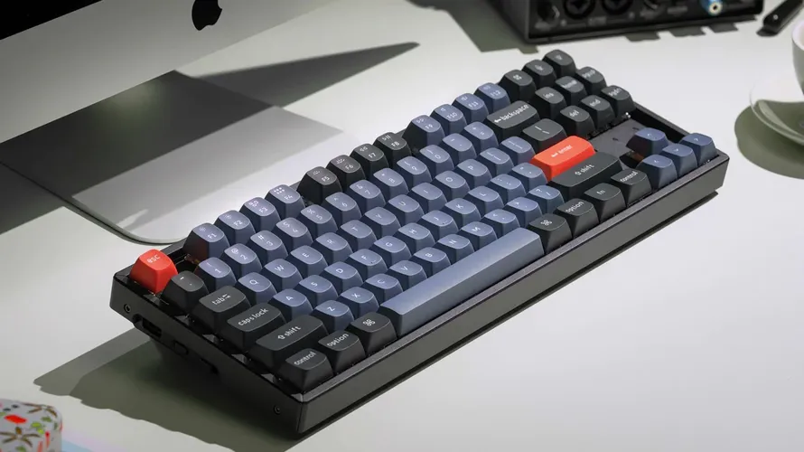 Клавиатура Keychron K8 Gateron G pro Red White Led, фото