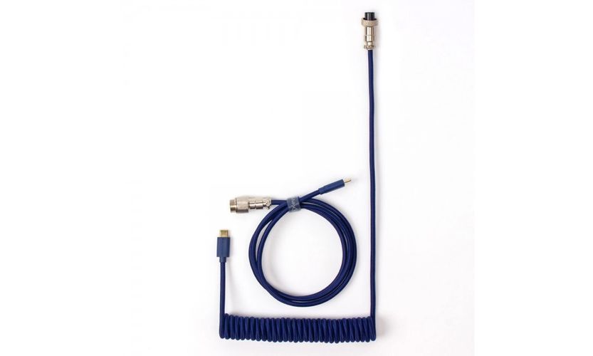 Кабель Keychron Type-A/Type-C Coiled Cable, Синий