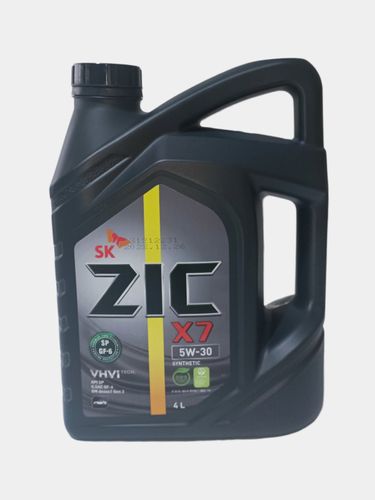 Синтетическое моторное масло Zic X7 5W30, 4 л