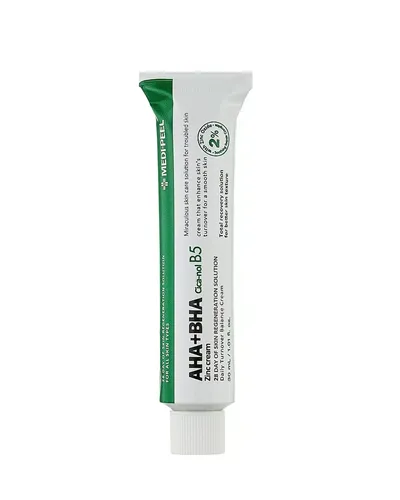 Крем с кислотным комплексом и цинком Medi-Peel AHA+BHA Zinc Cica-Nol B5 Cream, 30 мл