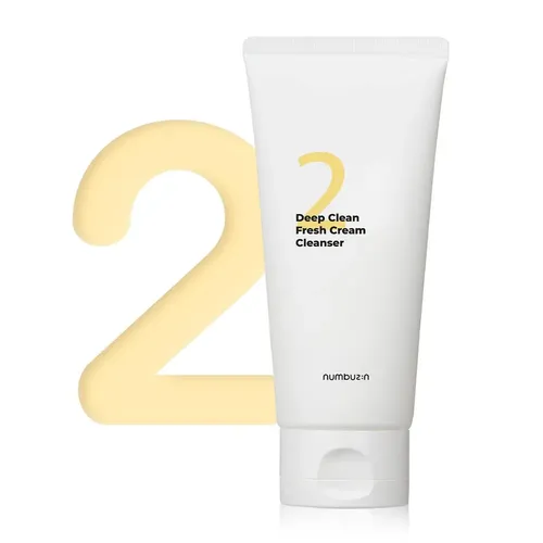 Кремовая пенка для умывания Numbuzin Deep Clean Fresh Cream Cleanser, 120 мл, в Узбекистане