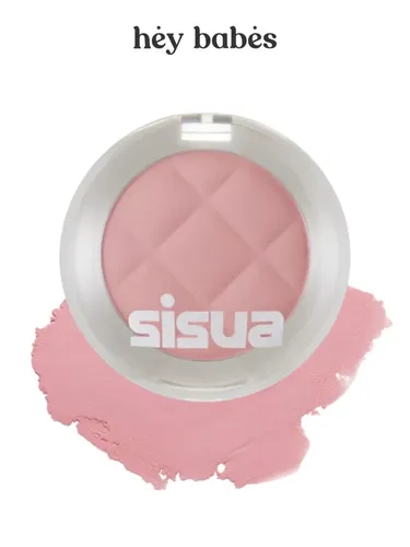 Кремовые спрессованные румяна Unleashia Sisua Butter Waffle Dough Blusher, №-1 Strawberry Vanilla