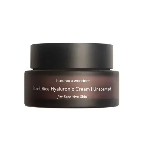 Крем с черным рисом для чувствительной кожи Haruharu Wonder Black Rice Hyaluronic Cream Unscented, 50 мл