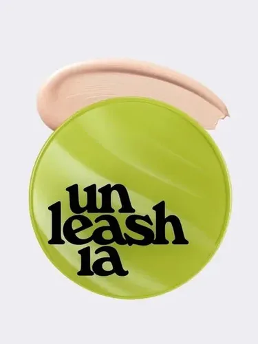 Тональный крем для лица Unleashia Satin Wear Healthy-Green Cushion, №-27W Peachtan