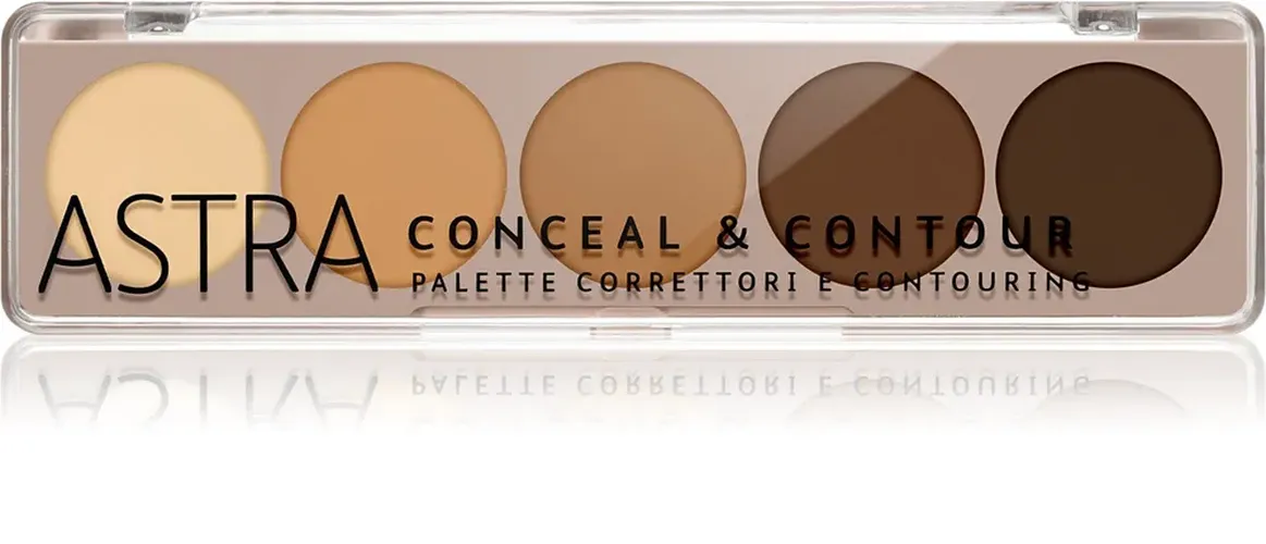 Палитра корректоров для лица Astra Make-up Palette Conceal & Contour