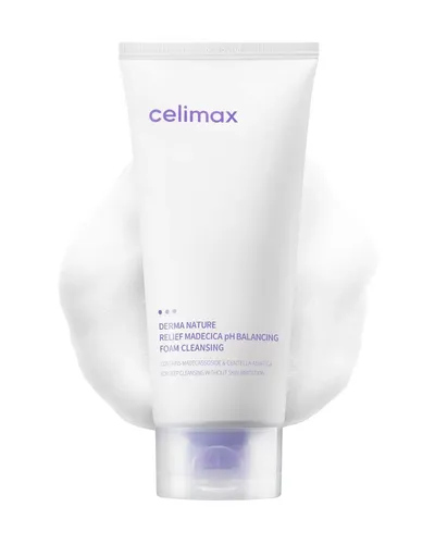 Слабокислотная пенка Celimax Derma Nature Relief Madecica PH Balancing Foam Cleansing, 150 мл