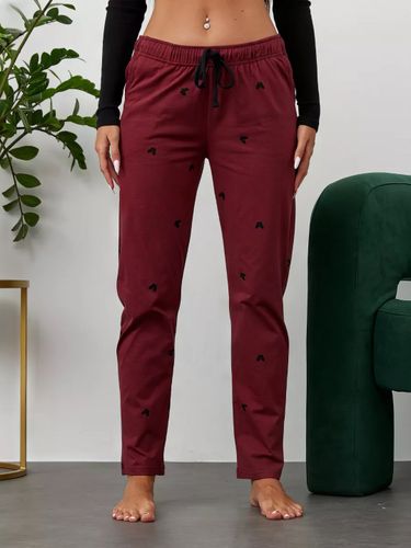 Домашнии брюки женские T-SOD TS-3721, Бордовый, foto