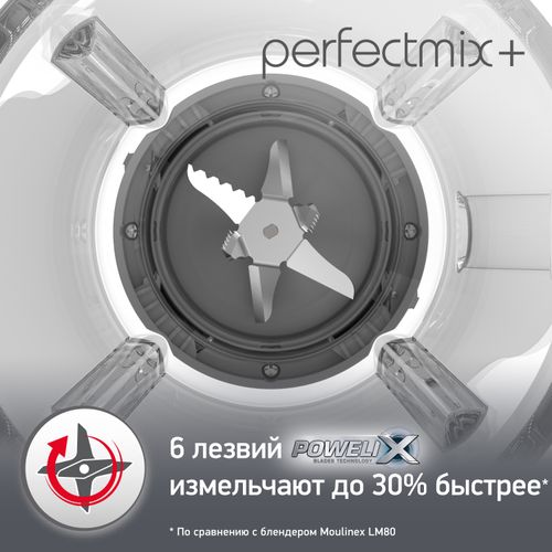 Блендер стационарный Moulinex LM811D10, Стальной, в Узбекистане