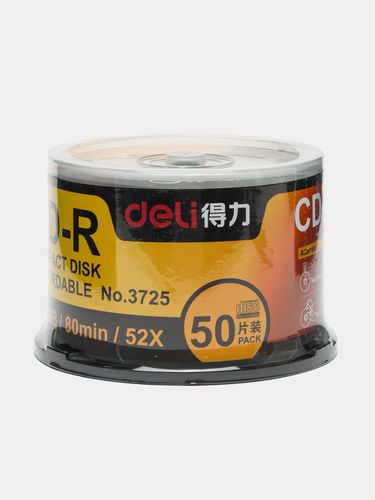 Диск CD-R Deli 3725