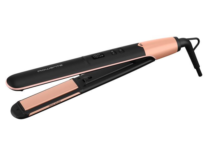 Выпрямитель для волос Rowenta Express Shine Papaya SF4620F0, Черно-розовый