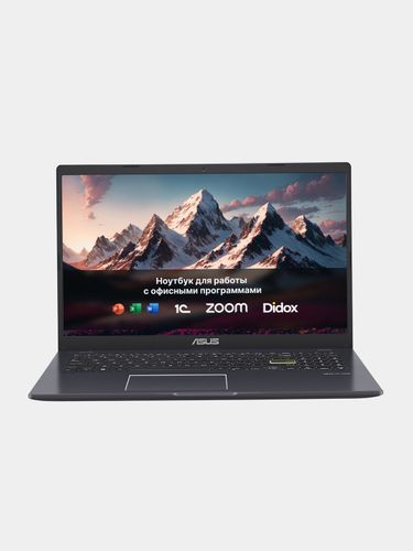 Noutbuk Asus E510M Intel Celeron N4020 | DDR4 4GB | SSD 512GB | 15.6" HD | Qora