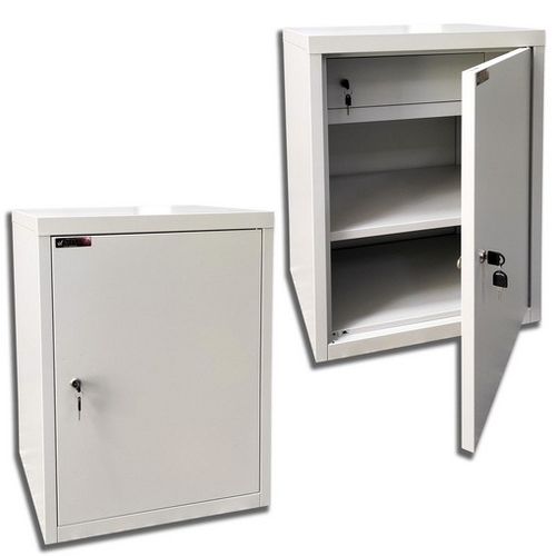 Шкаф металлический Soni-ta ШКМ-2К, Белый, купить недорого