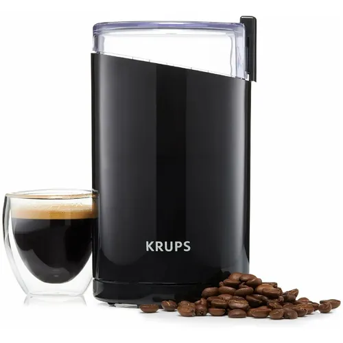 Кофемолка Krups Coffee Grinder F2034232, Черный