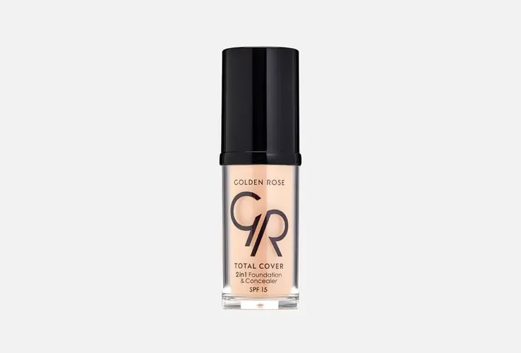 Тональный крем-корректор Golden Rose Total Cover 2ni1 Foundation&Concealer Mini, №-03